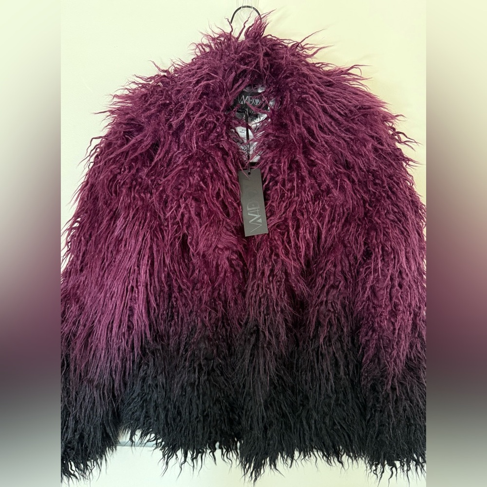 DOLLS KILL X WIDOW *NWT* I’d Die Again Ombré Jacket Purple/Wine XXS